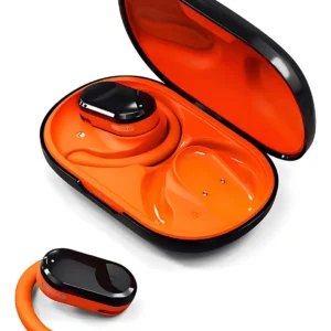 Auriculares inalámbricos Bluetooth G-tide Ows1 con micrófono, color negro/naranja