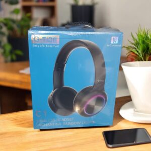 Auriculares inalámbricos Bluetooth G-tide C1 con micrófono, color negro